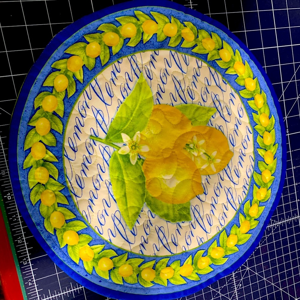 Placemats lemon theme